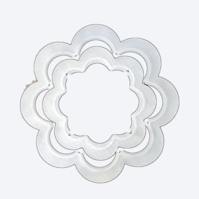 花形 PS 注塑灯罩圈